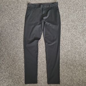 Rhone Commuter Pants Mens 33 Green Flex-Knit Performance Travel Golf Slim Fit